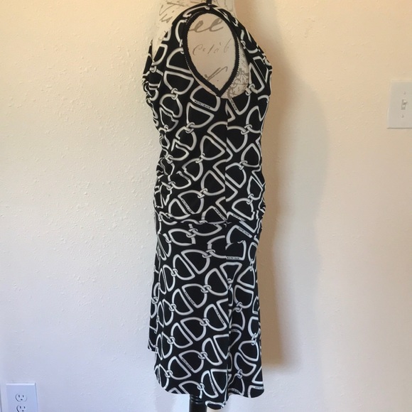WHBM | Chain Link Pattern Sleeveless Dress - Picture 2 of 7